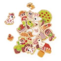 Lot de 24 magnets ferme