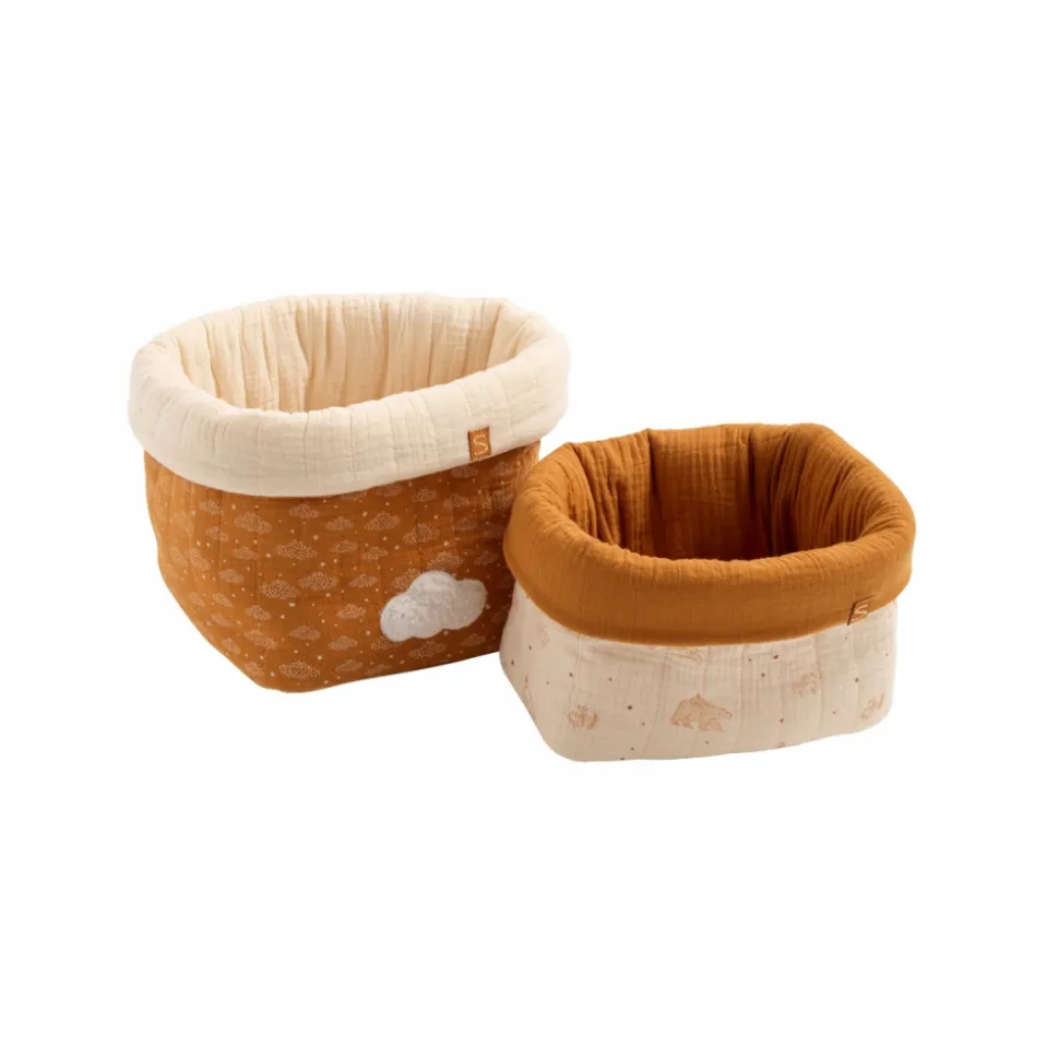 Lot de 2 panières orsino