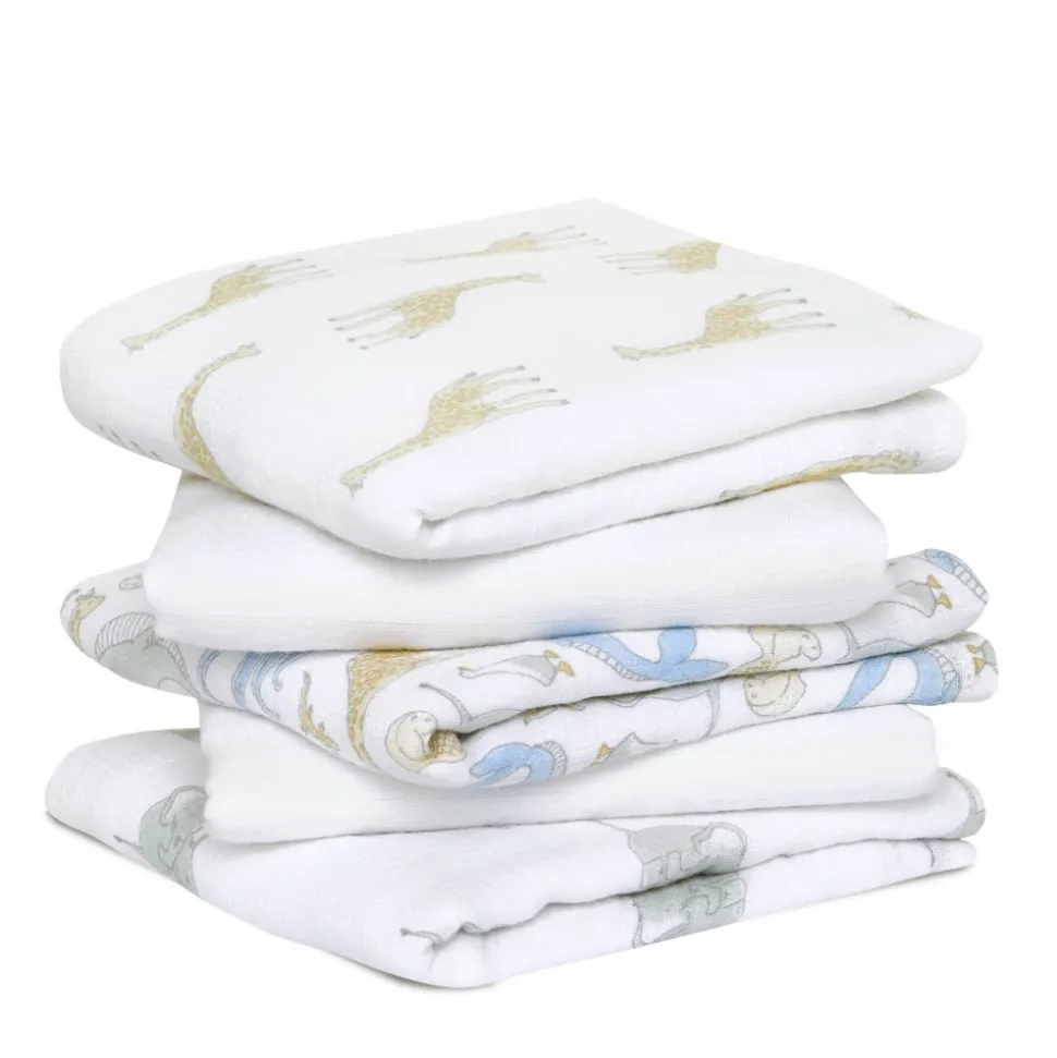 Lot de 5 petits langes natural history