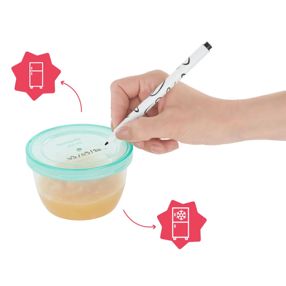 Lot de 12 pots de conservation badabowls