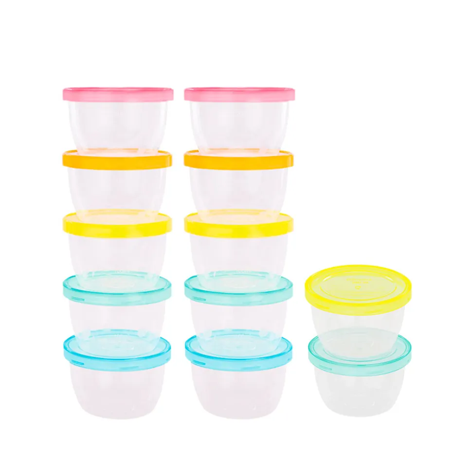 Lot de 12 pots de conservation badabowls