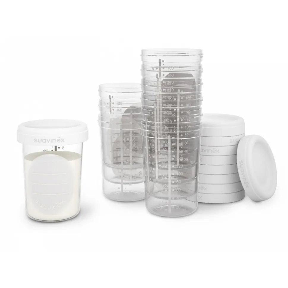 Lot de 10 pots de conservation 200 ml