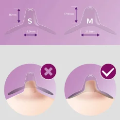 Lot de 2 protège mamelons petite taille