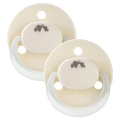 Lot de 2 sucettes eco reversible phosphorescente sand naissance