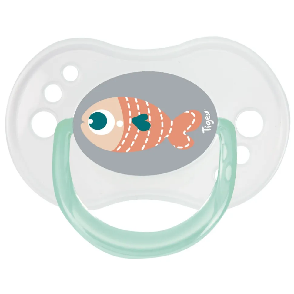 Lot de 3 sucettes jour / nuit silicone 18-36m mixte