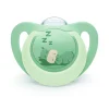 Lot de 2 sucettes nuit phosphorescentes first choice 18-36 mois hippo/koala