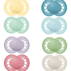 Lot de 2 sucettes original tendance 6 mois+ coloris aléatoire