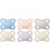 Lot de 2 sucettes original tendance 2-6 mois coloris aléatoire