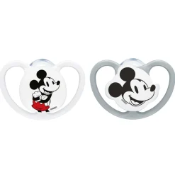 Lot de 2 sucettes perfect match air 18-36 mois mickey