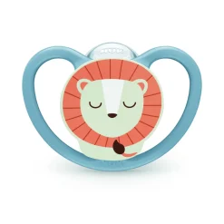 Lot de 2 sucettes perfect match air nuit 0-6 mois lion