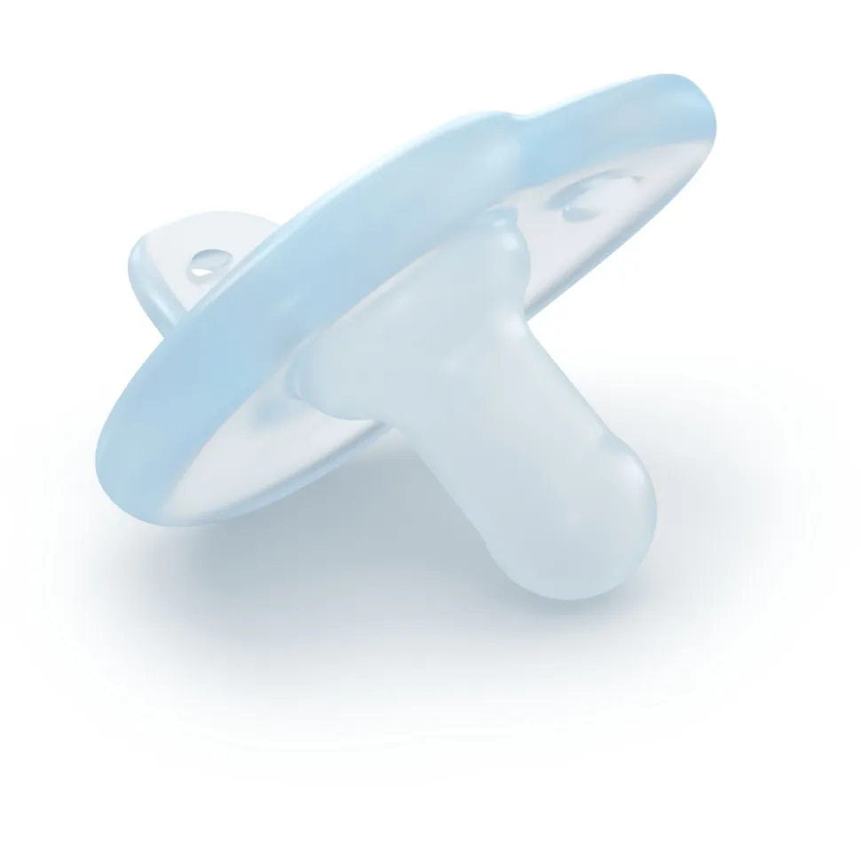 Lot de 2 sucettes soothie 0-6 mois bleu