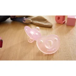 Lot de 2 sucettes soothie 0-6 mois rose