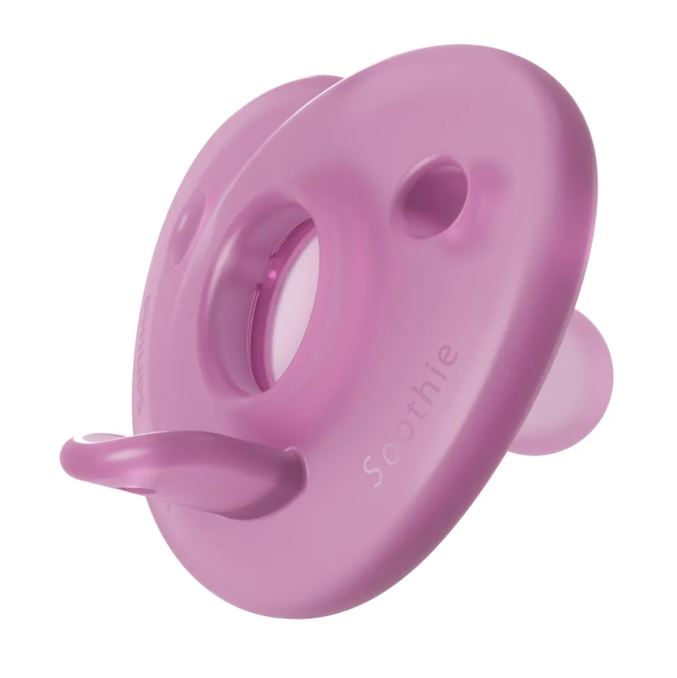 Lot de 2 sucettes soothie 0-6 mois rose