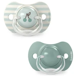 Lot de 2 sucettes symétriques sx pro birdies 18 mois et + vert