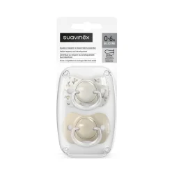Lot de 2 sucettes symétriques sx pro birdies 0-6 mois beige