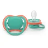 Lot de 2 sucettes ultra air 6-18 mois scf087/14