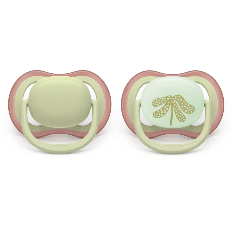 Lot de 2 sucettes ultra air 6-18 mois scf087/18