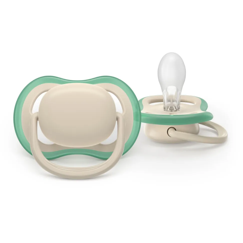 Lot de 2 sucettes ultra air 6-18 mois scf087/16