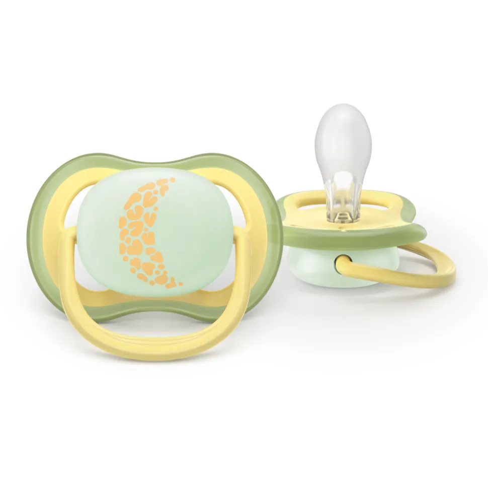 Lot de 2 sucettes ultra air 18 mois et plus scf349/53