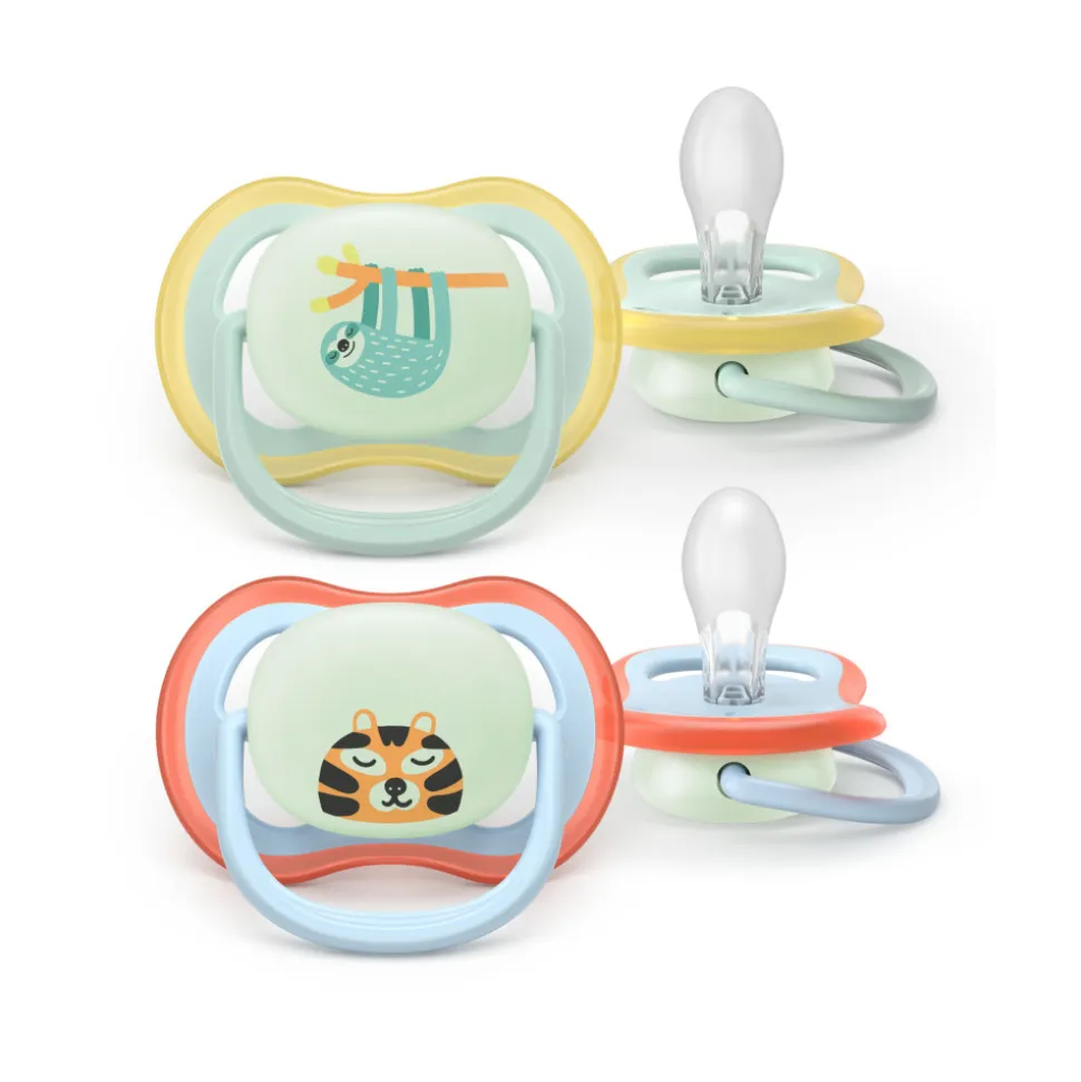 Lot de 2 sucettes ultra air 0-6 mois scf376/24