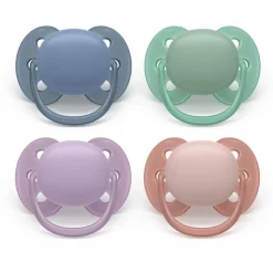 Lot de 2 sucettes ultra soft 6-18 mois scf091/44