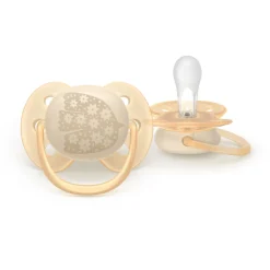 Lot de 2 sucettes ultra soft 0-6 mois scf091/41