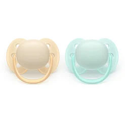 Lot de 2 sucettes ultra soft 0-6 mois scf091/40
