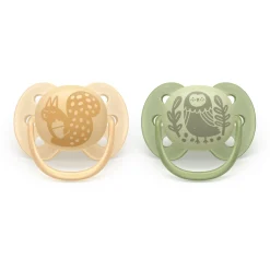 Lot de 2 sucettes ultra soft 6-18 mois scf091/46