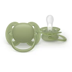 Lot de 2 sucettes ultra soft 18 mois et plus scf093/05