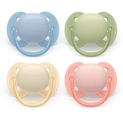 Lot de 2 sucettes ultra soft 0-6 mois scf091/39