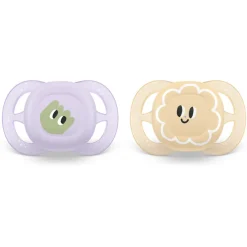 Lot de 2 sucettes ultra start 0-2 mois scf075/13