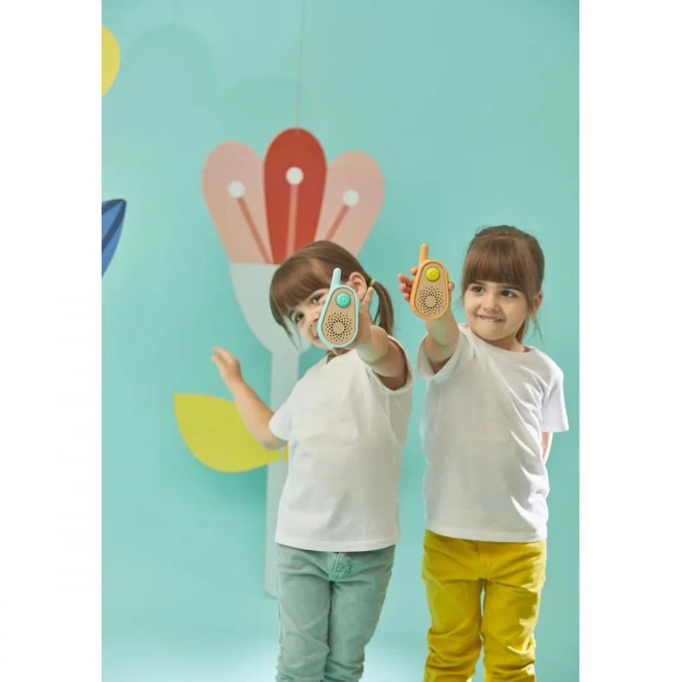 Lot de 2 talkies walkies enfant happy garden