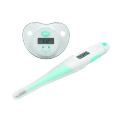 Lot de 2 thermomètres bébé sucette thermomètre + thermomètre