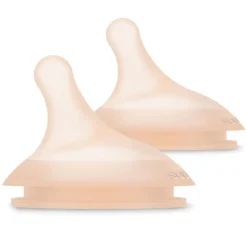 Lot de 2 tétines anti-colique pour biberon zerø.zerø débit rapide fair