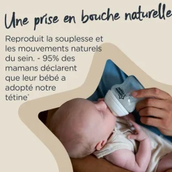 Lot de 2 tétines easi-vent debit rapide tommee tippee 6 mois +