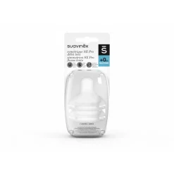 Lot de 2 tétines silicone symétriques sx pro débit lent