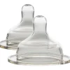 Lot de 2 tétines taille m 6mois +