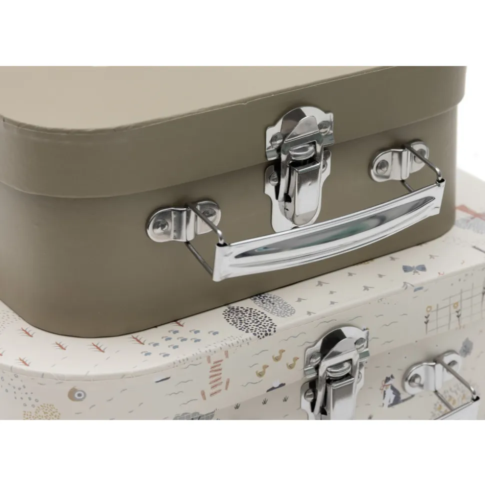 Lot de 2 valisettes à jouets enfant tiny park