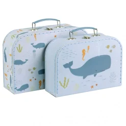 Lot de 2 valisettes océan