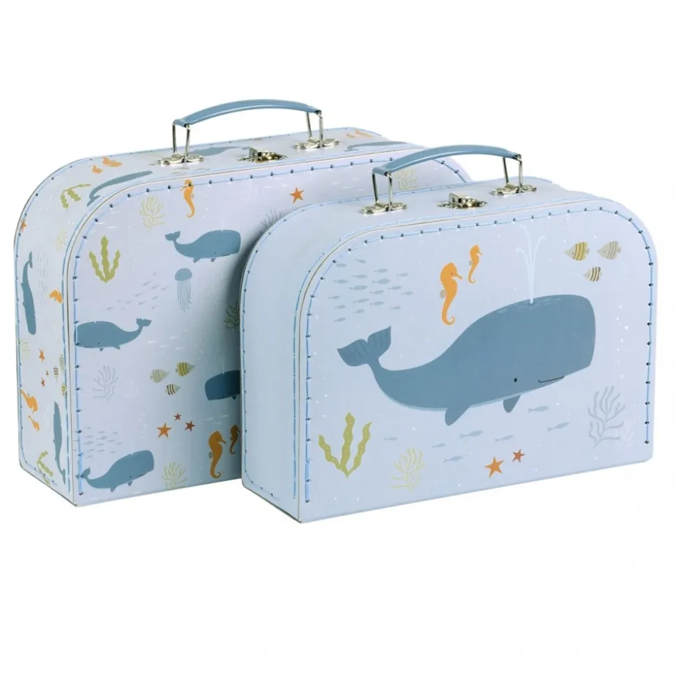 Lot de 2 valisettes océan