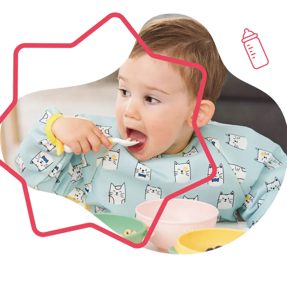 Lots de 2 couverts d'apprentissage flexibles