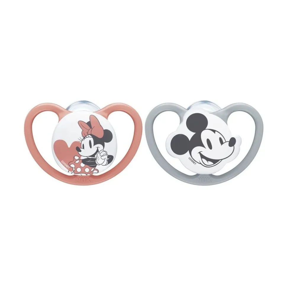 Lot 2 sucettes space 0-6m minnie