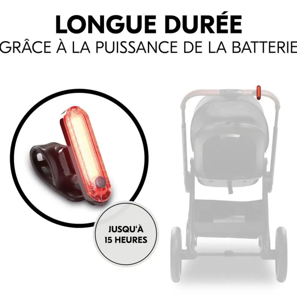 Lumière arrière universelle pour poussette