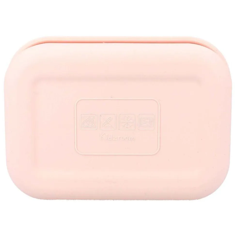 Lunch box 3 compartiments en silicone coeurs