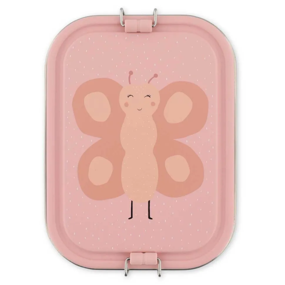 Lunch box enfant large mrs. butterfly personnalisable