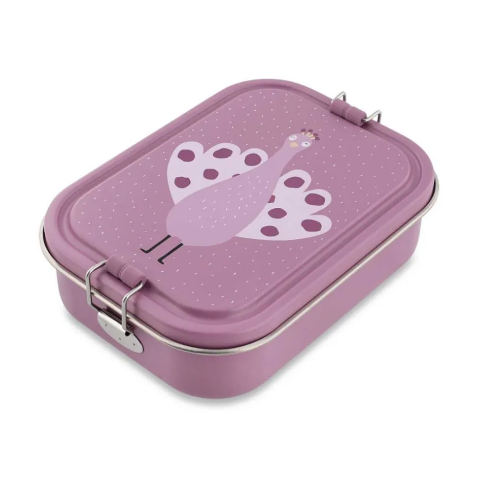Lunch box enfant large mrs. peacock personnalisable