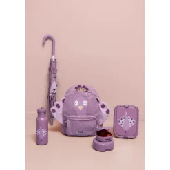 Lunch box enfant large mrs. peacock personnalisable