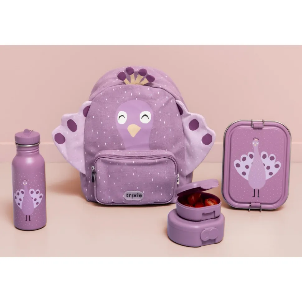 Lunch box enfant large mrs. peacock personnalisable