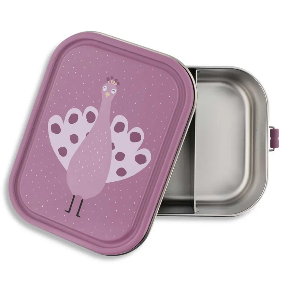 Lunch box enfant large mrs. peacock personnalisable