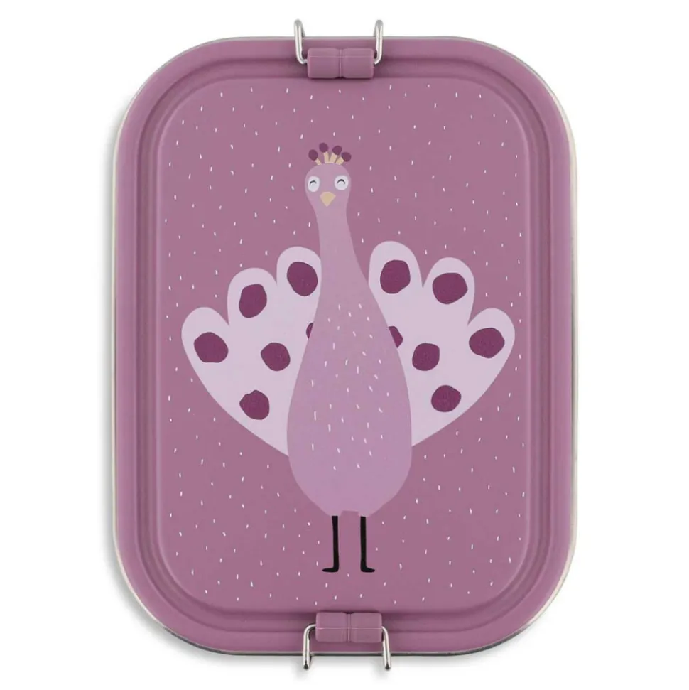 Lunch box enfant large mrs. peacock personnalisable